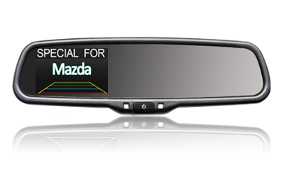AK-035LA32 Rückspiegel mit 3,5 Zoll Monitor speziell für Mazda